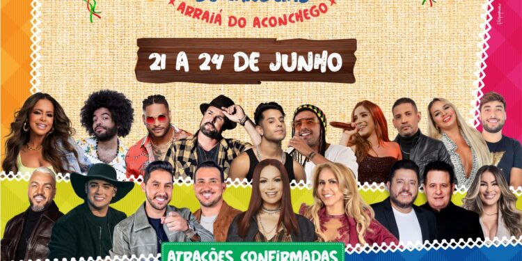 Candeias: Natanzinho Lima, Joelma, Iguinho e Lulinha e mais; Prefeitura divulga grade de atrações do São João