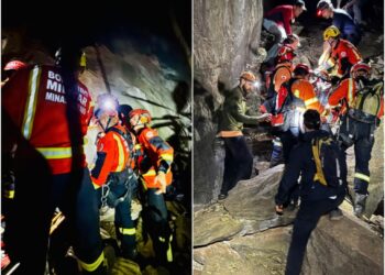Homem morre após cair de uma altura de 20 metros, durante escalada na Serra do Cipó