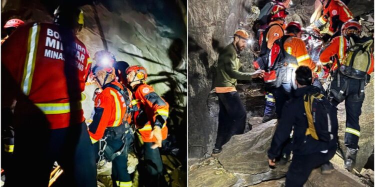 Homem morre após cair de uma altura de 20 metros, durante escalada na Serra do Cipó