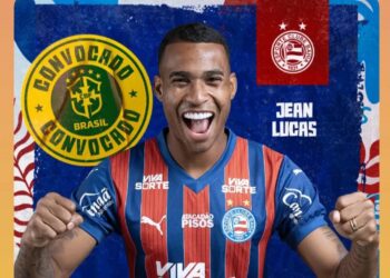 Jean Lucas, do Bahia, é convocado para a seleção Brasileira