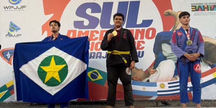 Atletas de Madre de Deus conquistam ouro no maior evento de Parajiu-Jitsu das Américas.