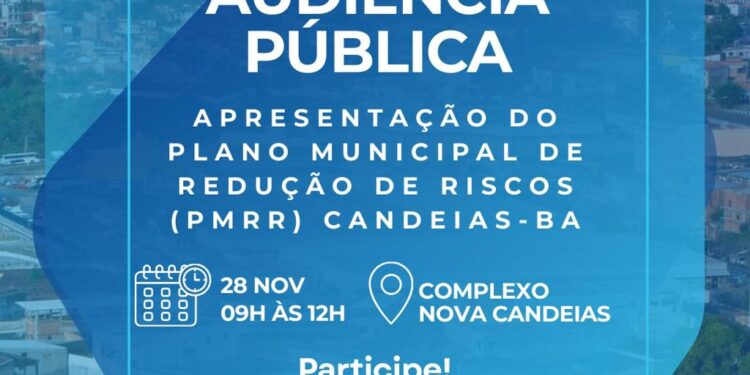 Candeias: Prefeitura convoca população para apresentar Plano Municipal de Redução de Riscos