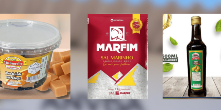 Anvisa proíbe venda de sal, azeite e doce de leite; saiba as marcas