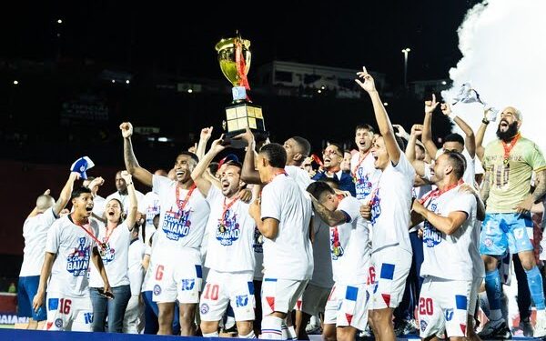 Bahia chega a 52 taças e está no Ranking isolado de títulos do Campeonato Baiano