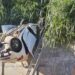 Carro cai de altura de cerca de 17 metros e deixa adolescente preso às ferragens em Salvador