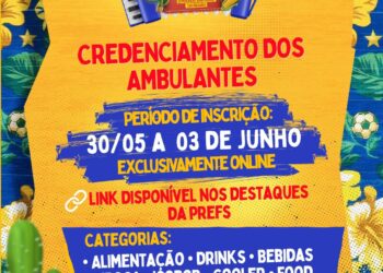 Candeias: Cadastramento para ambulantes atuarem no São João será realizado online; saiba mais