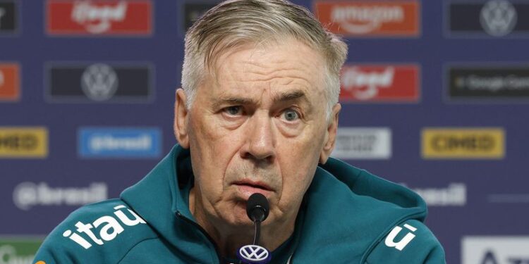Ancelotti confirma escalação para primeiro teste do Brasil antes da Copa do Mundo