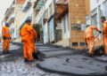 Programa Asfalta Candeias chega ao bairro do Santo Antônio