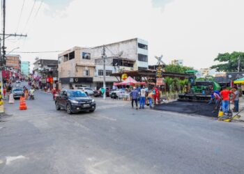 Candeias: VLI inicia manutenção em linha férrea; trecho da Av. Antônio Paterson fica interditado até o fim da tarde