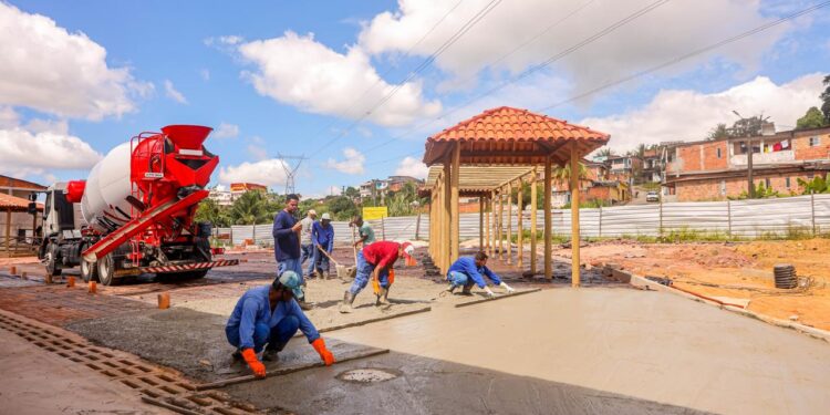 Candeias: Obras avançam e complexo de Passagem dos Teixeiras deve ser entregue no segundo semestre.