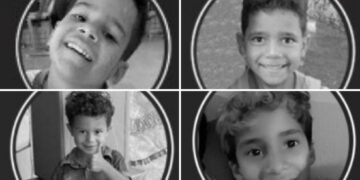 Quatro crianças da mesma família morrem afogadas em açude na Bahia